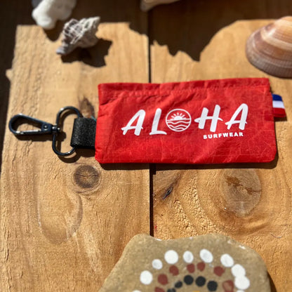 Porte clés en aile de kitesurf recyclé rouge 🇫🇷 alohasurfwear