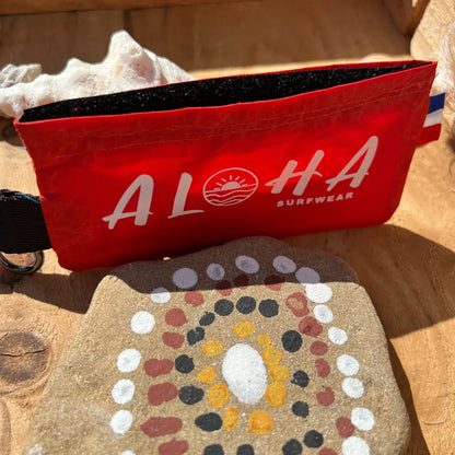 Porte clés en aile de kitesurf recyclé rouge 🇫🇷 alohasurfwear