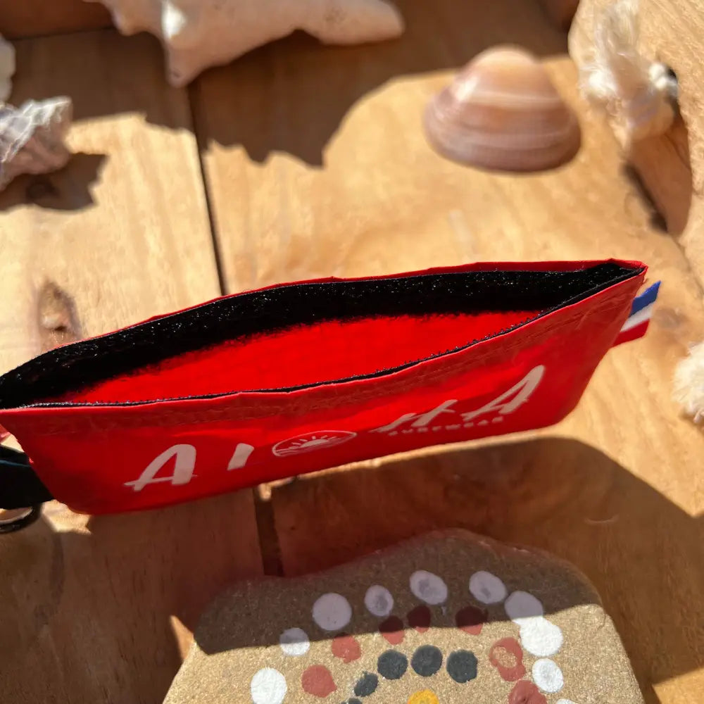 Porte clés en aile de kitesurf recyclé rouge 🇫🇷 alohasurfwear